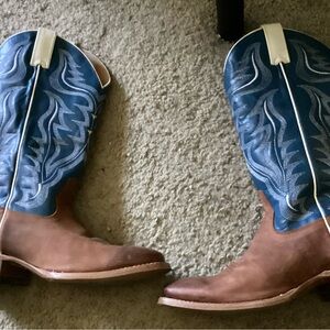 Cody James Blue and Brown Western Cowboy Boots Men’s Size 9EE